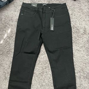 Fashion Nova Cornell Slim Black Jeans Size 34